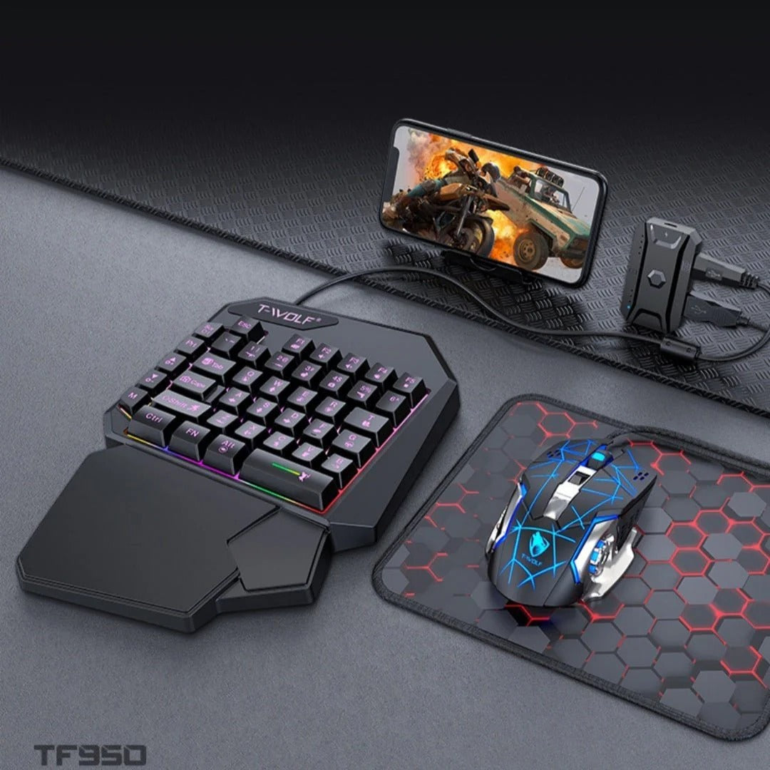 Gaming Keyboard Throne One Mouse Set