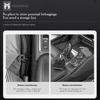 Car seat organizer seam storage box with a large space