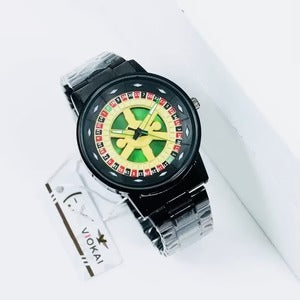 Stylish Roulette Dial Wrist Watch